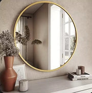 Modest Circular Shape Wall Mirror