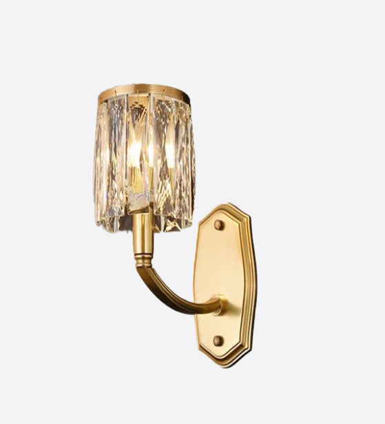 HANDSOME COPPER PLATED WALL LAMP
