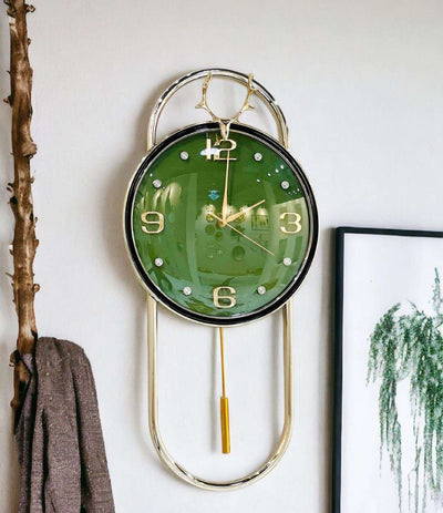 Imported Wall Clock-1 (GREEN)