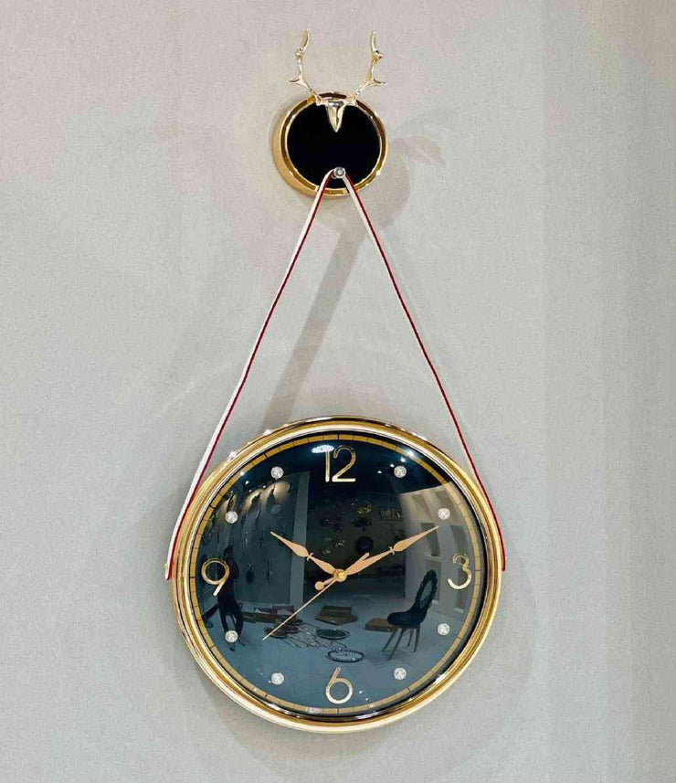 Imported Wall Clock-3 (BLACK)