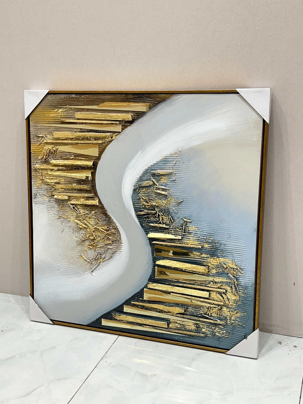 3D Embossed Canvas Painting-8