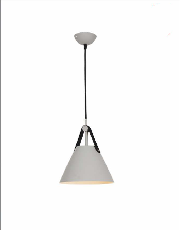 CONOID GREY AND WHITE PENDENT HANGING LIGHT