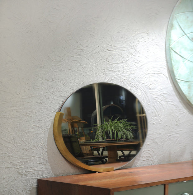 Aesthetic Gold AND black wall mirror