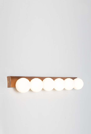 MILKY WHITE ROUNDED  CLASSY WALL LAMP