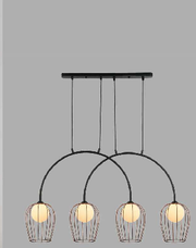 GLAMSTER CAGED BUBBLE WELL NIGH CHANDELIER