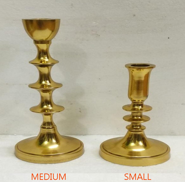 GOLDEN DUAL CLASSIC CANDLE HOLDER