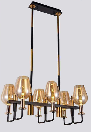 CALM IN CHAOS (VINTAGE BRASS FINISHED) CHANDELIER