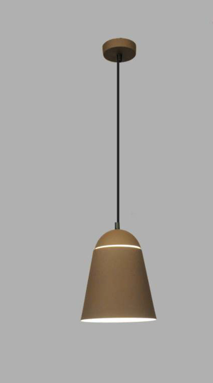 COFFEE BROWN CHIC PENDENT HANGING LIGHT
