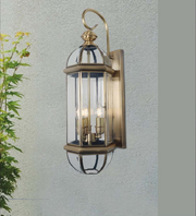 MAGNIFIQUE BARREL SHAPED ECSTATIC WALL LIGHT WITH DOME ON TOP AND BOTTOM