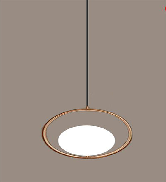 GRACEFUL HANGING LIGHT WITH COPPER FINISH