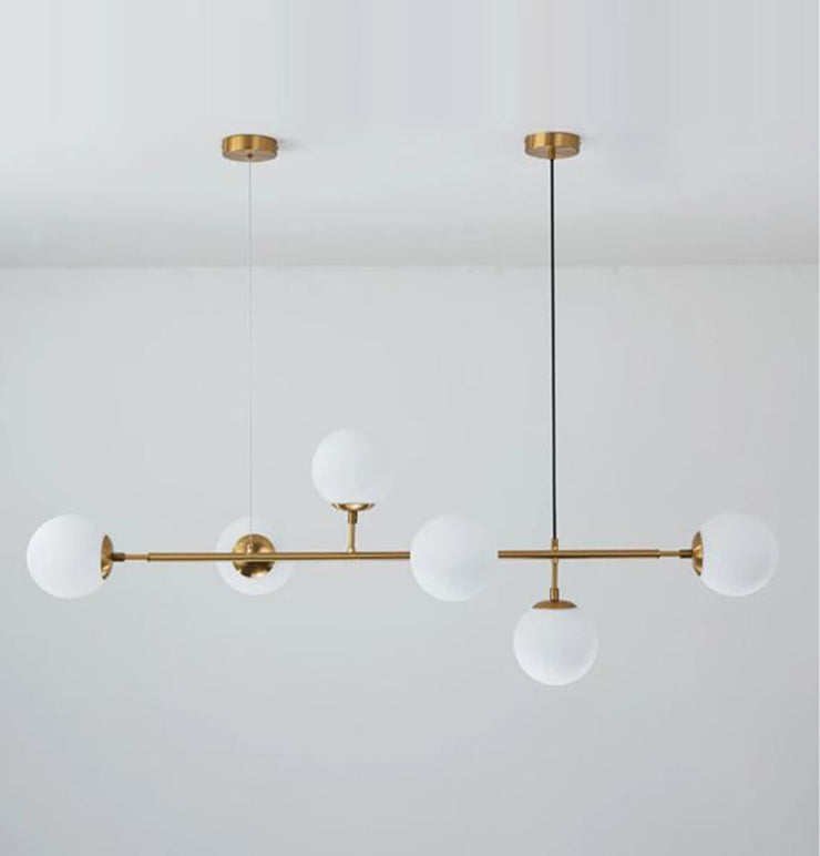 DAZZLED BUBBLED GOLD FINISH CHANDELIER